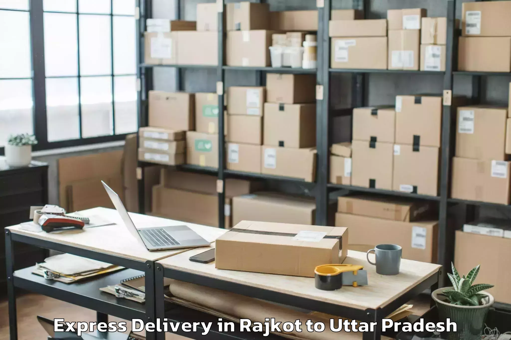 Expert Rajkot to Saifai Express Delivery